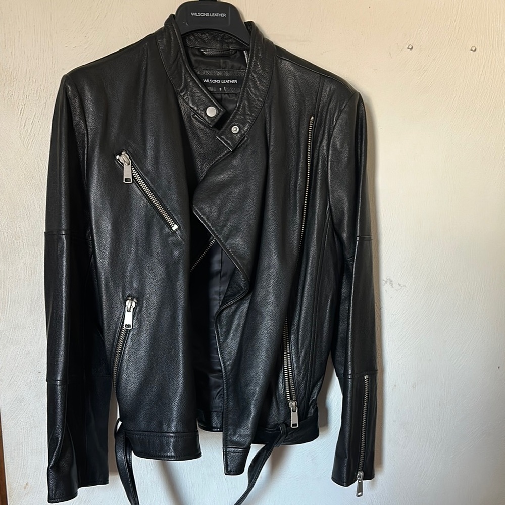 Wilsons Leather Black Jacket